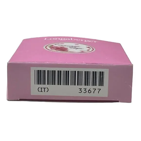 Longaberger Horizon of Hope Basket Tie-On Pink Floral 1998 Original Box Vintage - Picture 6 of 7